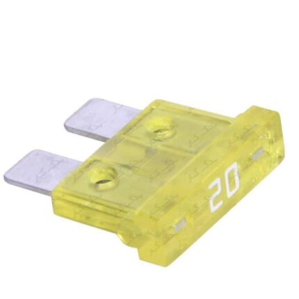 فیوز دو شاخ متوسط 20 آمپر (زرد)